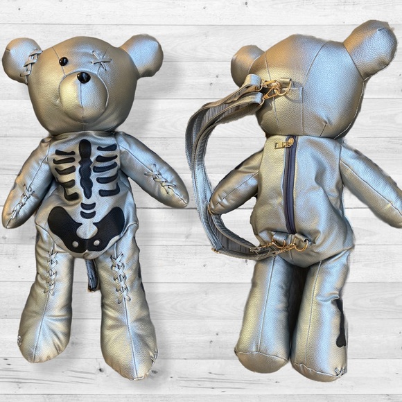 skeleton bear backpack